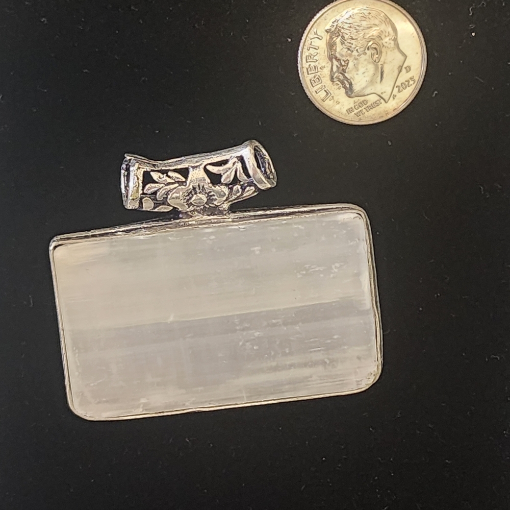 Selenite Pendant